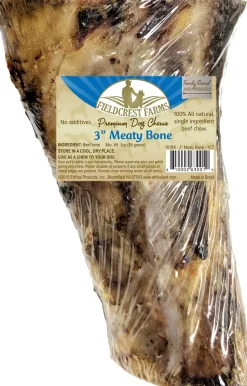 Fieldcrest Farms Meaty Bones Natural Dog Chews - 3 In - 30 Pack