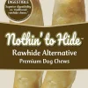 Fieldcrest Farms Nothin' To Hide Rawhide Alternative Rolls Natural Dog Chews - Peanut Butter - 5 In - 2 Pack