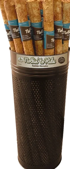 Fieldcrest Farms Nothin' To Hide Rawhide Alternative Rolls Natural Dog Treats - Beef - 24 In - 24 Count