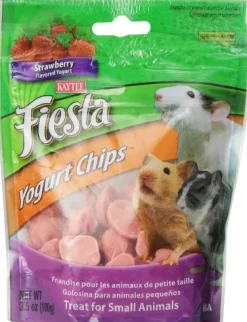 Fiesta Yogurt Chips for Small Animals - Strawberry Yogurt - 3.5 oz