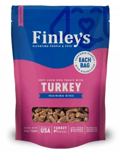 Finley's Trainer Bites Turkey Soft Chew Dog Training Treats