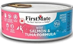 Firstmate 50-50 Salmon and Tuna Canned Cat Food - 5.5 Oz - Case of 24