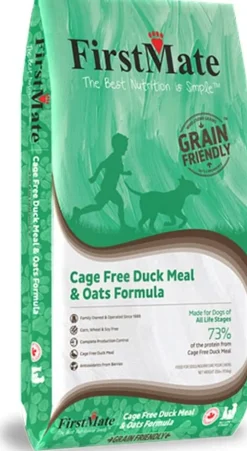 FirstMate Duck and Oat Dry Dog Food - 25 Lbs