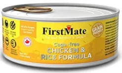 Firstmate Friendly Chicken and Rice Canned Cat Food - 5.5 Oz - Case of 24