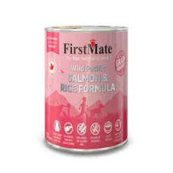 Firstmate Friendly Salmon and Rice Canned Dog Food - 12.2 Oz - Case of 12