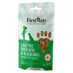 FirstMate Grain-Free Limited Ingredient Duck and Blueberry Flavored Dog Treats