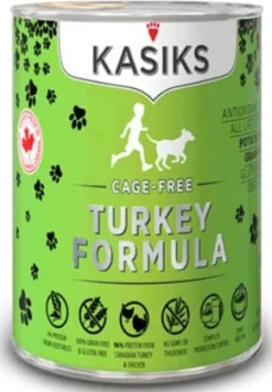 Firstmate Kasiks Cage-Free Turkey Canned Dog Food - 12.2 Oz - Case of 12