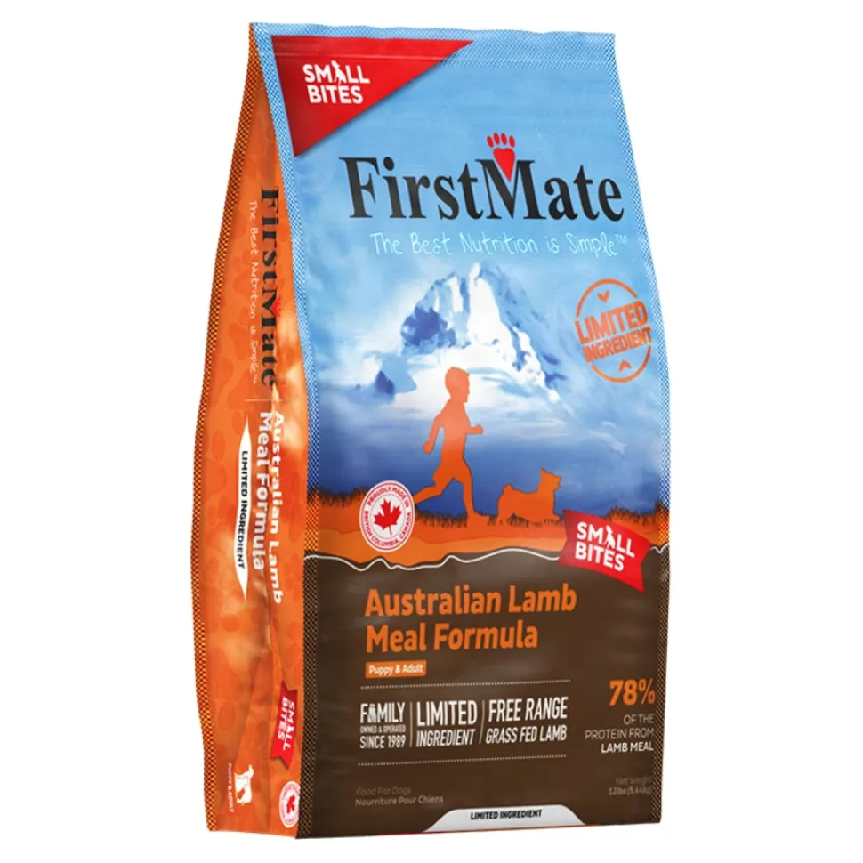 FirstMate Limited Ingredient Diet Grain-Free Small Bites Australian Lamb Dry Dog Food