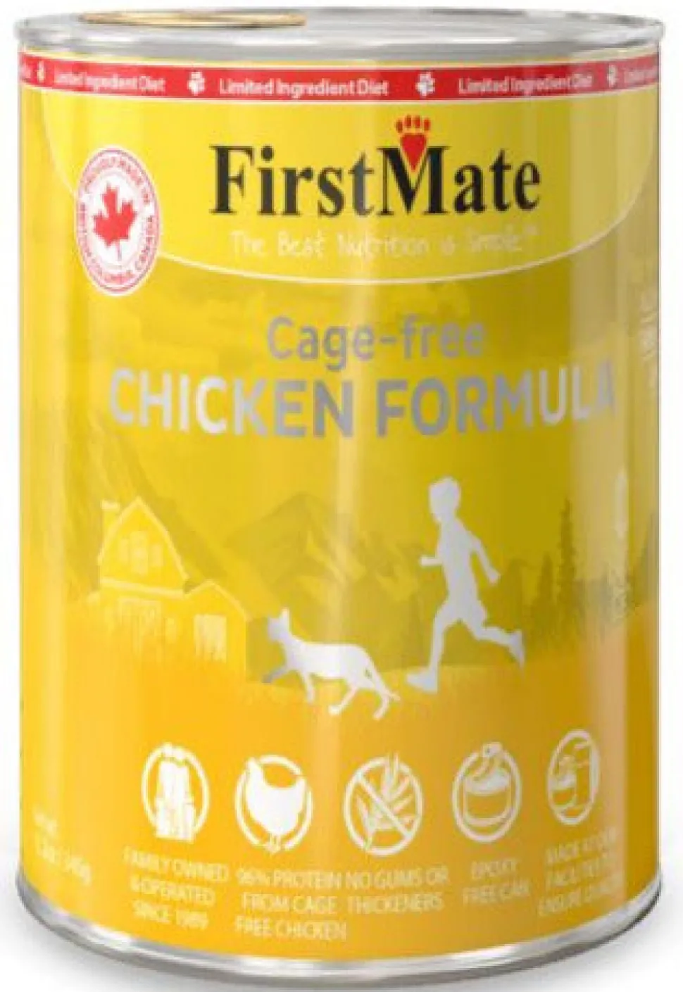 FirstMate Limited Ingredient Diet Grain-Free Chicken Canned Cat Food - 12.2 Oz - Case of 12