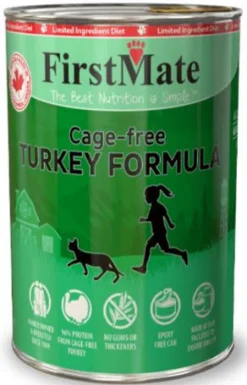 FirstMate Limited Ingredient Diet Grain-Free Turkey Canned Cat Food - 12.2 Oz - Case of 12