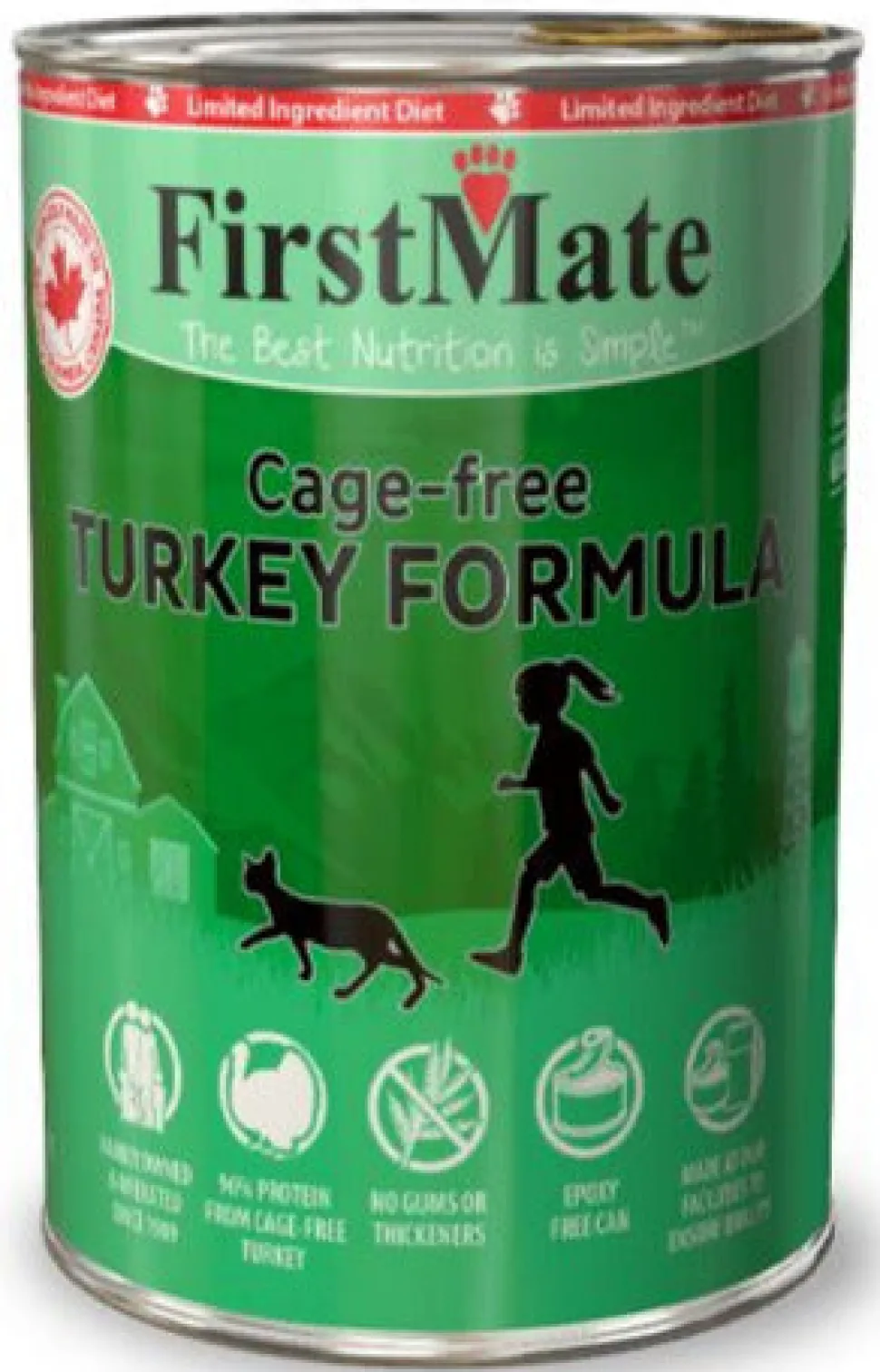 FirstMate Limited Ingredient Diet Grain-Free Turkey Canned Cat Food - 12.2 Oz - Case of 12