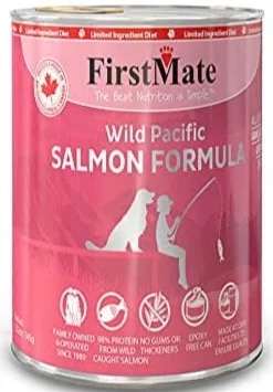 Firstmate Limited Ingredient Diet Wild Salmon Canned Dog Food - 12.2 Oz - Case of 12