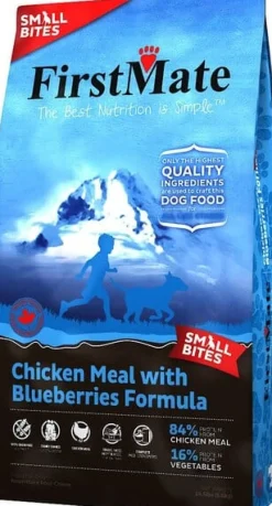 FirstMate Limited Ingredient Diet Grain-Free Small Bites Chicken Dry Dog Food - 14.5 Lbs