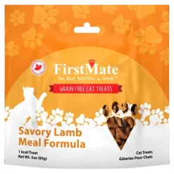 FirstMate Savory Lamb Grain-Free Cat Treats - 3 Oz