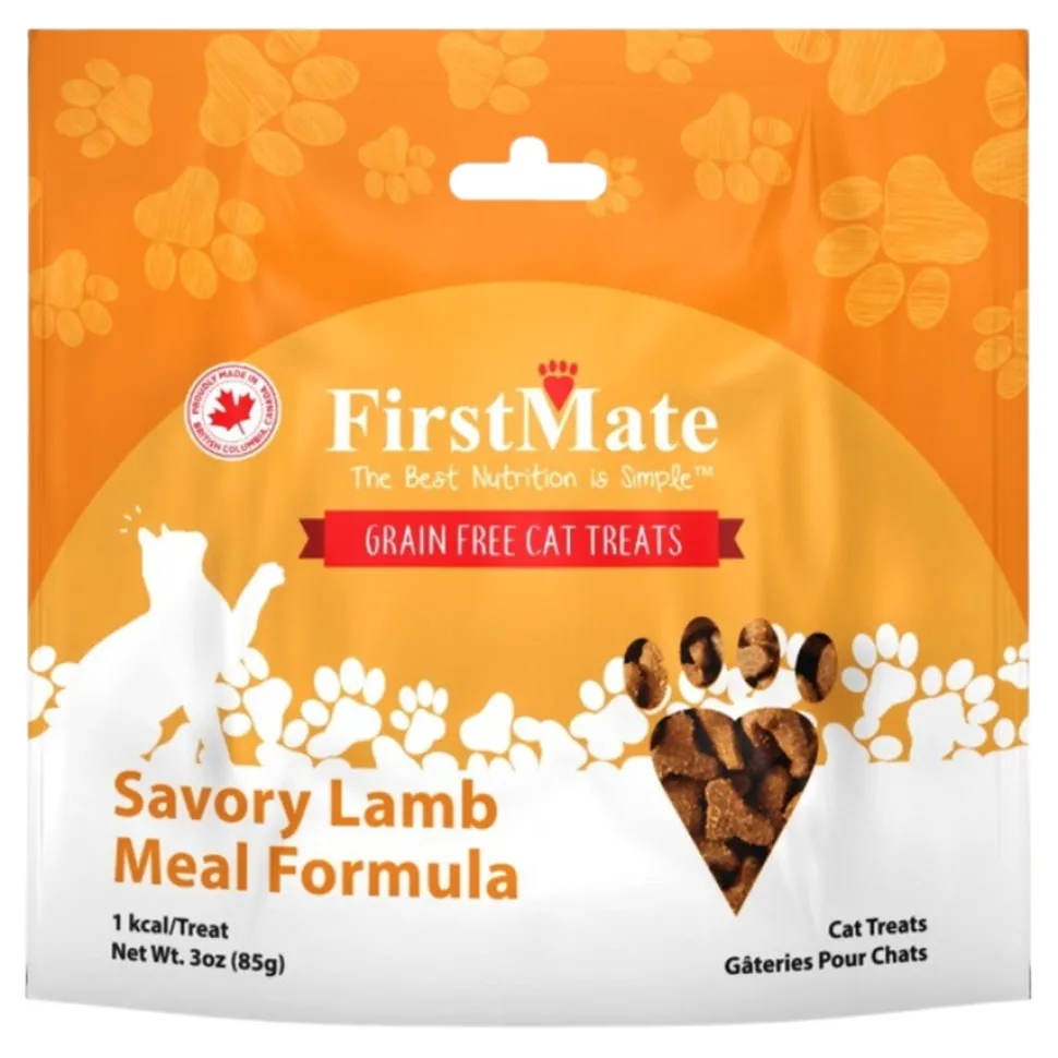 FirstMate Savory Lamb Grain-Free Cat Treats - 3 Oz