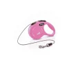 Flexi Classic Tape Rectractable Dog Leash - 26 Lbs - Pink - Extra Small - 10 Feet