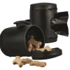 Flexi Multi-Box Retractable Dog Leash Attachment Compartment for Treats and Wastebags - Black