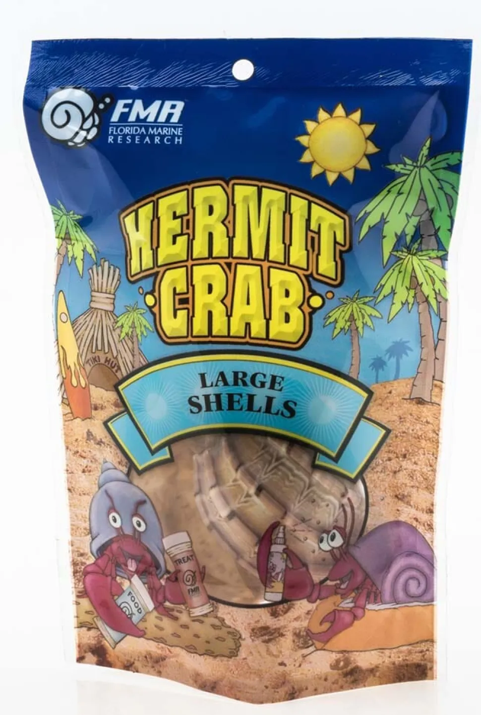 Florida Marine Research Natural Shell Terrarium Ornament Multi-Color - 2 Pack - Large