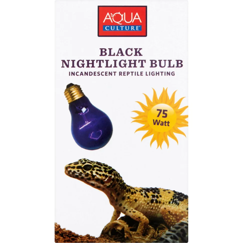 Fluker's Black Nightlight Bulb - 75 W