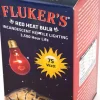 Fluker's Red Heat Bulb - 75 W