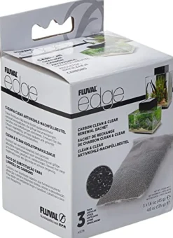 Fluval Edge Carbon Clean & Clear Renewal Sachets - 3 pk
