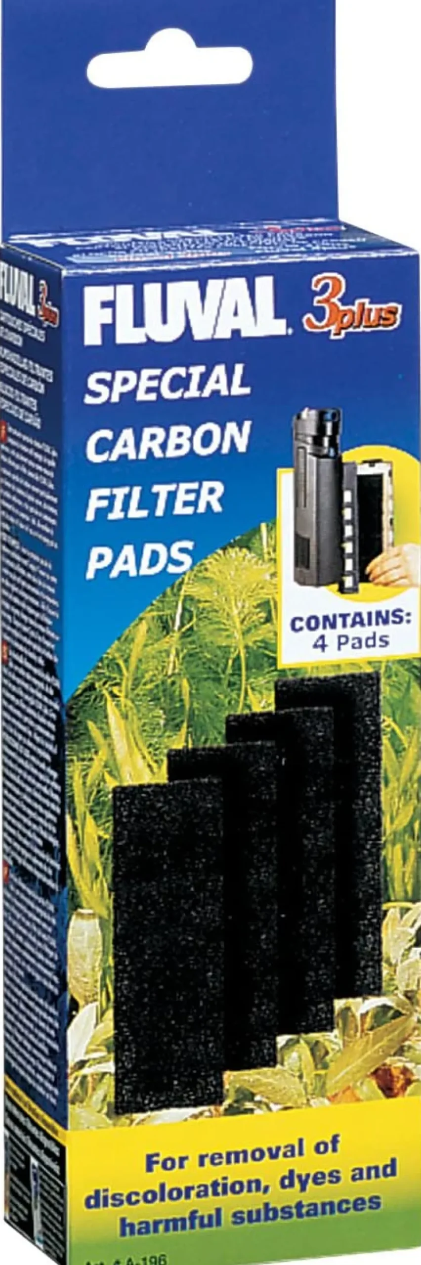 Fluval Special Carbon Filter Pads for Fluval 3 Plus - 4 pk