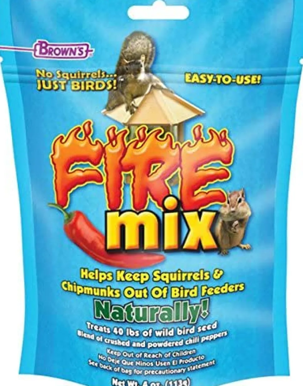 F.M. Brown's Fire Mix with Crushed Cayenne and Powder Bird Food - 4 oz