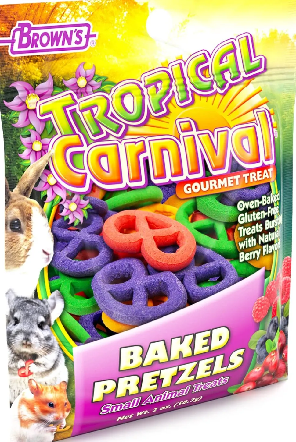 F.M. Brown's Pretzel Treats for Small Animals Small Animal Treats - 2 oz