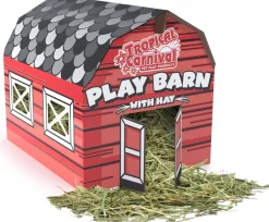 F.M. Brown's Small Play Barn with Hay Small Animal Bedding - 3 oz