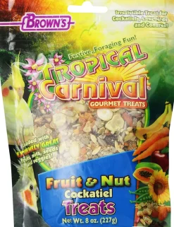 F.M. Brown's Super Premium Fruit & Nut Cockatiel Bird Treats - 8 oz