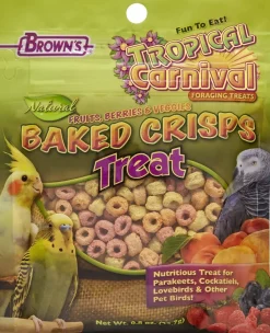 F.M. Brown's Super Premium Natural Baked Crisps Bird Treats - 0.8 oz
