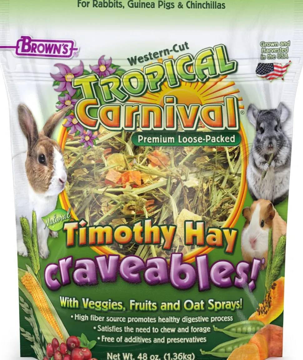 F.M. Brown's Timothy Hay Craveables Small Animal Bedding - 48 oz
