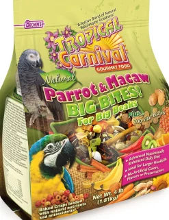 F.M. Brown's Tropical Carnival Natural Parrot/Macaw Bird Food - 4 lb Bag
