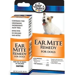Four Paws Aloe Ear Mite Treatment - 3/4 Oz