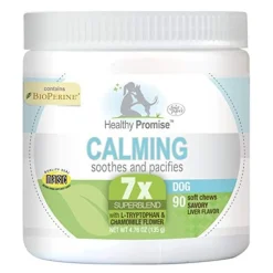 Four Paws Healthy Promise Calming Chews for Dogs - Liver - 90 Count