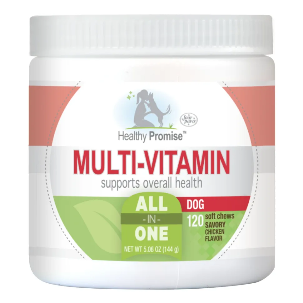 Four Paws Healthy Promise Dog Multivitamin Soft Chews Multivitamin - 120 Count