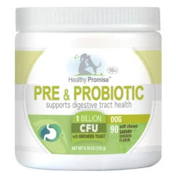 Four Paws Healthy Promise Pre and Probiotics for Dogs Soft Chews Pre and Probiotic - 90 Count