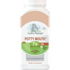 Four Paws Healthy Promise Potty Mouth Tablets - Coprophagia Stool Eating Deterrent for Dogs Potty Mouth - 90 Count