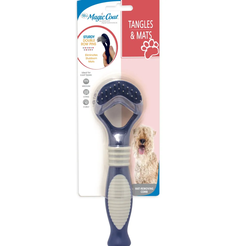 Four Paws Magic Coat Dog Dematting Rake Comb - One Size