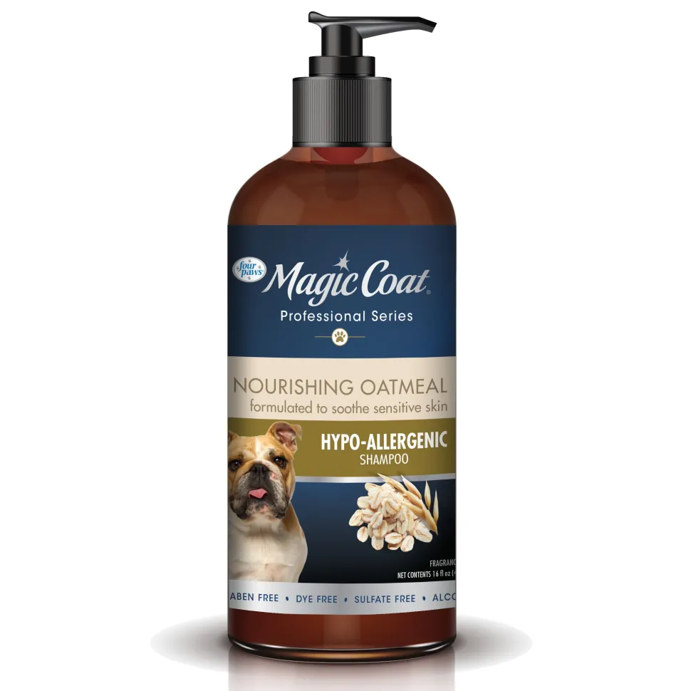 Four Paws Magic Coat Professional Series Nourishing Oatmeal Hypo-Allergenic Dog Shampoo Hypo-Allergenic - 16 Fl. Oz