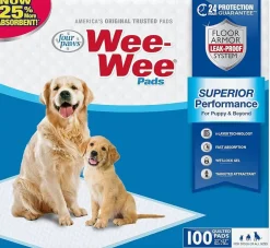Four Paws Wee-Wee Pads Dog Training Pads - 22 X 23 In - 100 Pack
