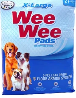 Four Paws Wee-Wee Pads Extra Large Dog Training Pads - 28 X 34 In - 21 Pack