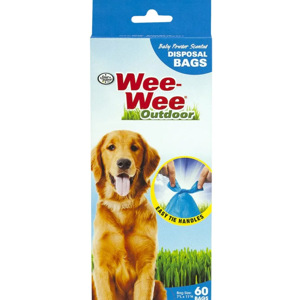 Four Paws Wee-Wee Scented Dog Waste Bags Waste Bags - 60 Count