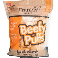 Frankly Pet Beefy Puffs Cheese Crunchy Dog Treats - 2.5 oz