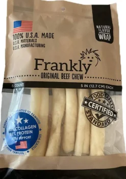 Frankly Pet Wraps Natural Dog Chews - 5-6 Inch - 5 Count