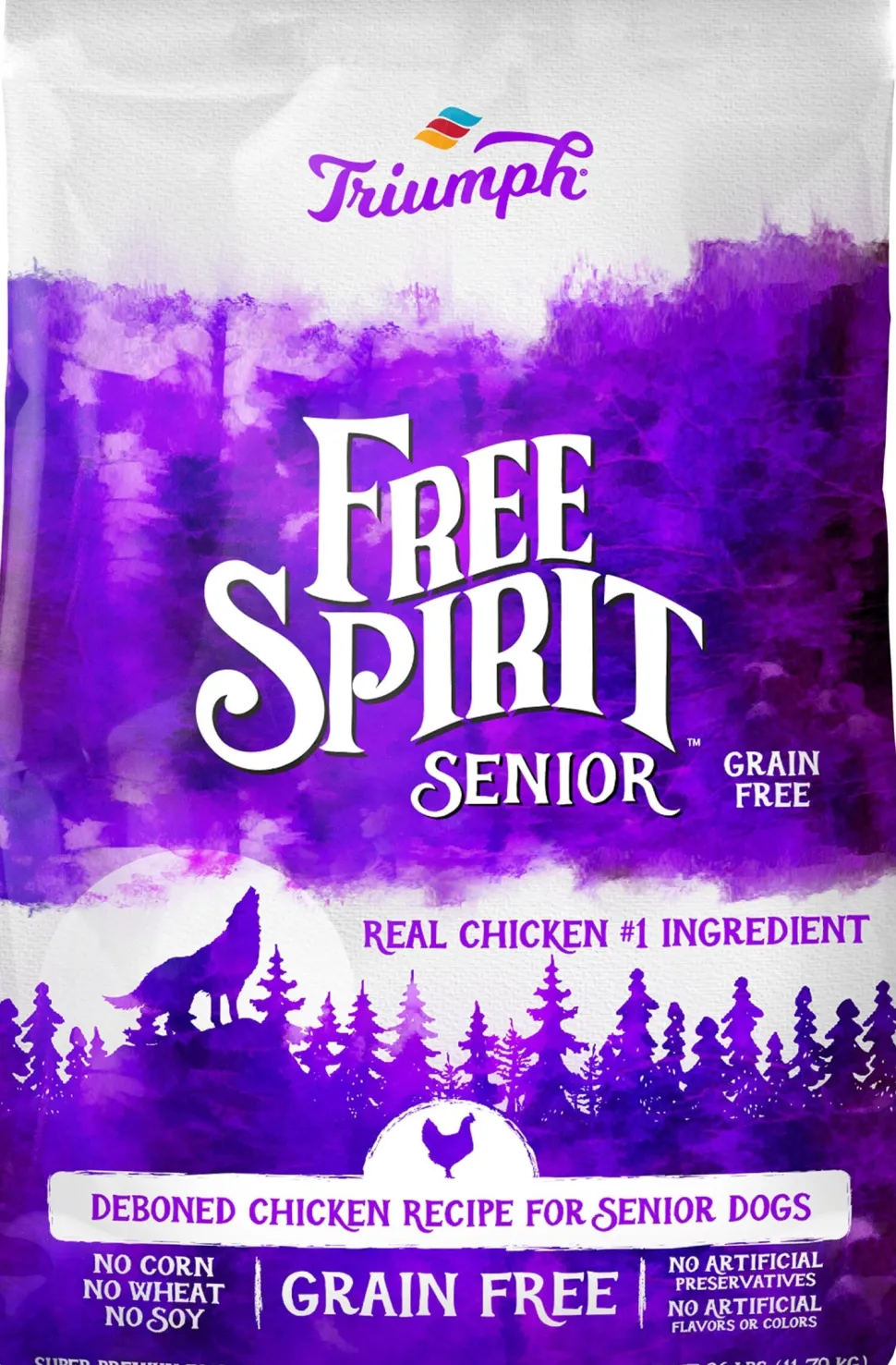 Free Spirit Grain-Free Senior Food Dry Dog Food - Chicken - 26 Lbs