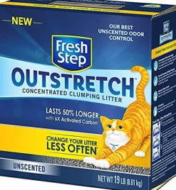 Fresh Step Outstretch Clumping Cat Litter - 19 Lbs