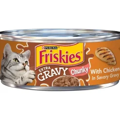 Friskies Extra Gravy Chunky with Chicken in Savory Gravy Canned Cat Food