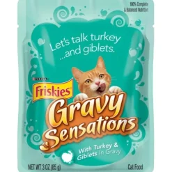 Friskies Gravy Sensations Variety Pack Cat Pouches Wet Cat Food
