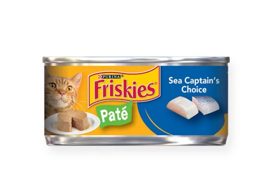 Friskies Pate Sea Captains Choice Canned Cat Food